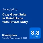 Cozy Guest Suite In Quiet Home With Private Entry