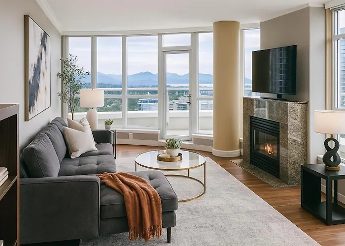 Elegant 2 Bedroom With Sweeping Ocean And Mountain Vistas