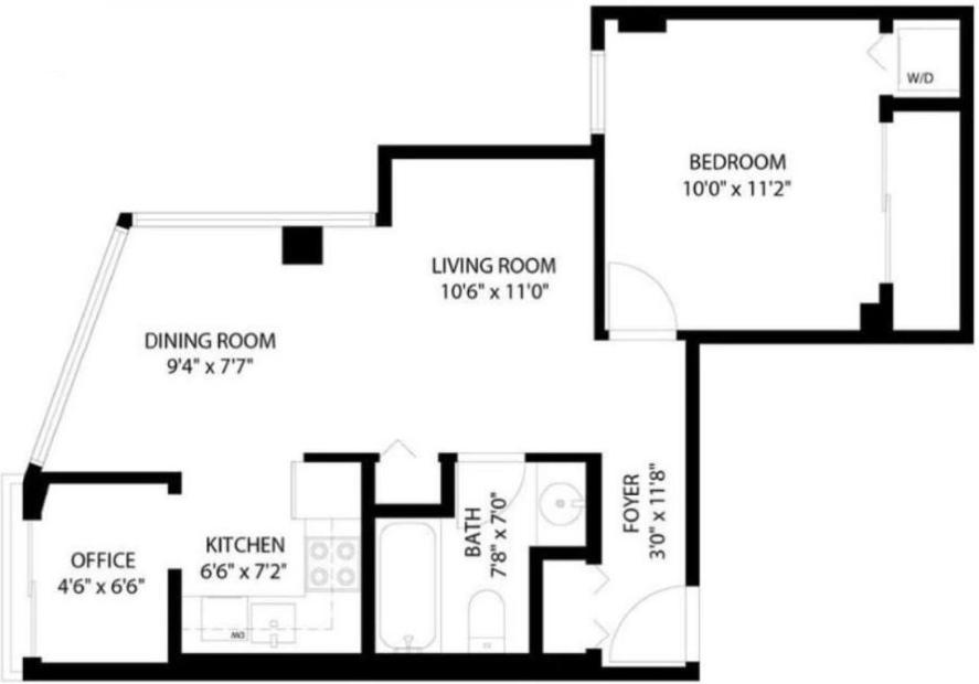 Apartment 1bd+den Condo, With Free Parking In Downtown! Vancouver