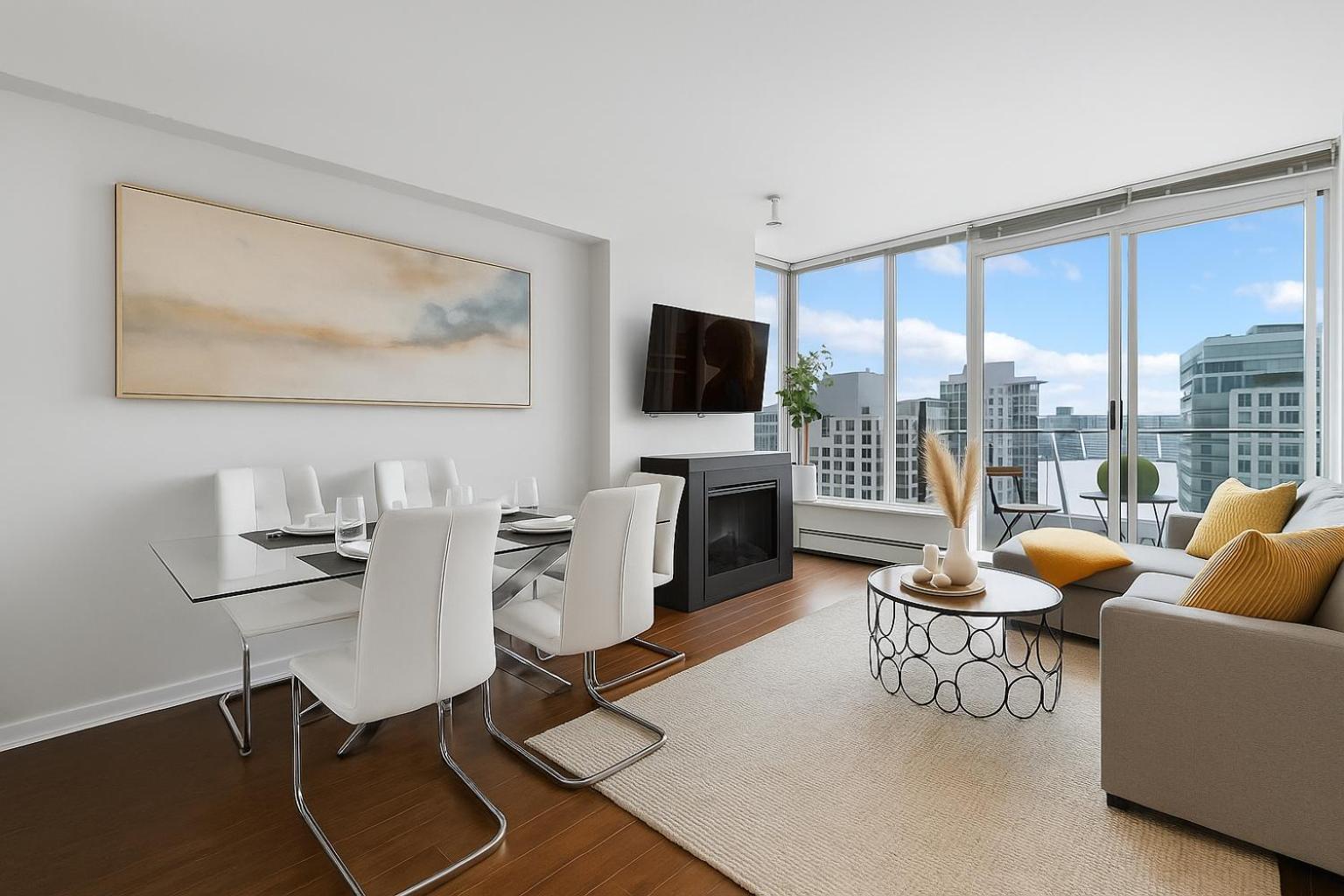 Contemporary 2 Bedroom With Open Living Space * Vancouver